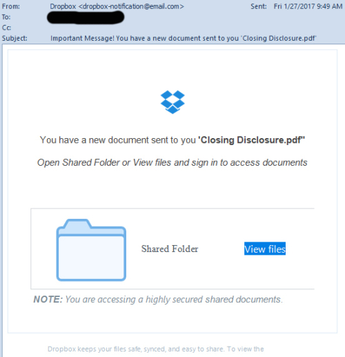DropBox Scam (2)