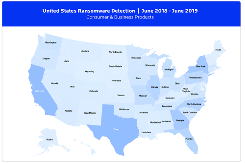 Ransomware map