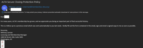 Spoofed Email- WL Spoofed Email- WL